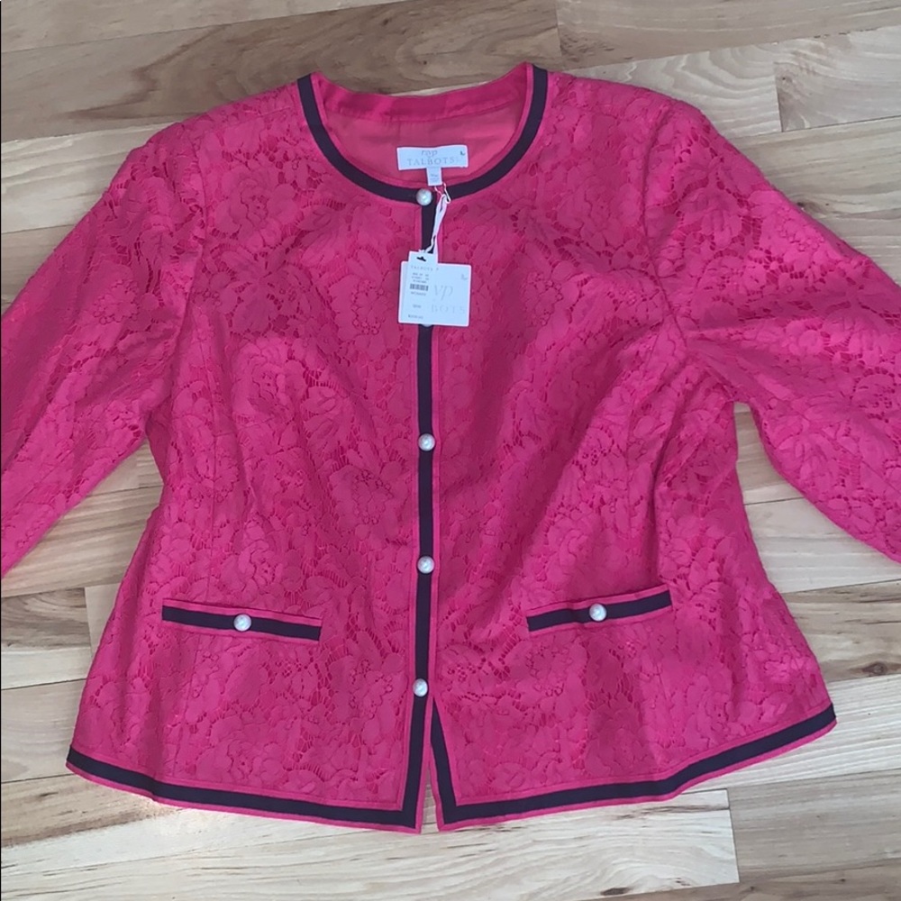 talbots button up jacket